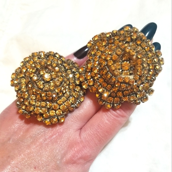 Rebecca de Ravenel's AVA Topaz Crystal Runway Statement Earrings
